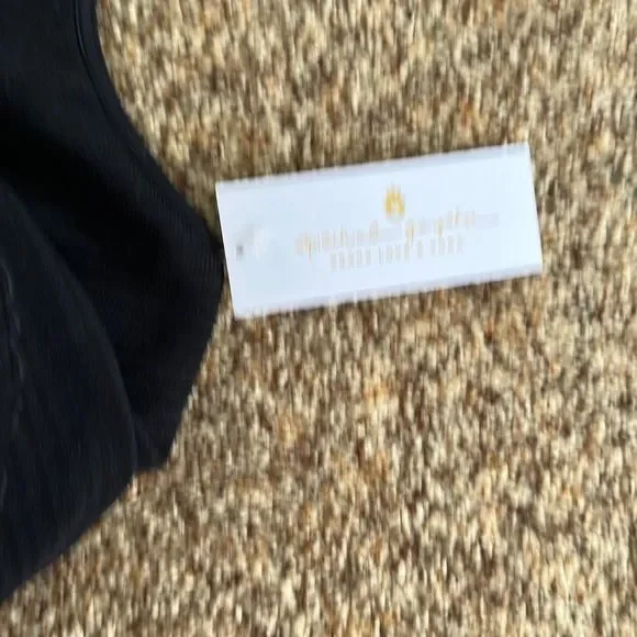 Spiritual Gangster Seamless Crop Tank Black Size M/L - Picture 8 of 8